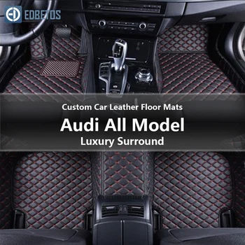 

Custom Car Leather Floor Mats for Audi All Models RS5 RS6 RS7 S3 S4 S5 S6 S7 S8 SQ5 TT TT Quattro Waterproof Wire Floor Mat