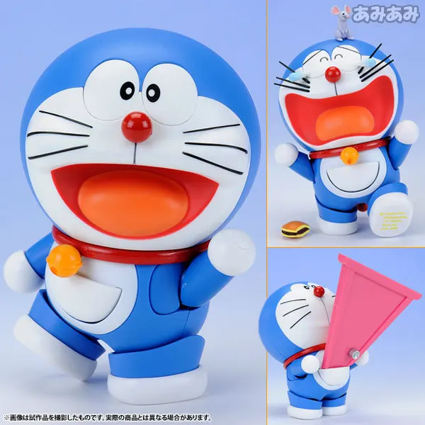 

Free shipping Anime Cartoon Doraemon #103 Face Eye Changeable The Robot Spirits PVC Action Figure Toy 10CM