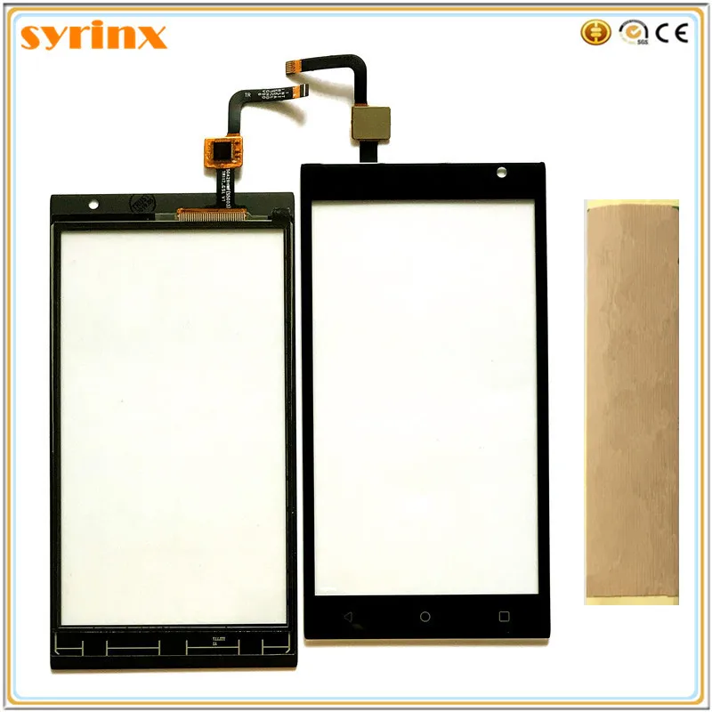 

SYRINX Free Sticker moible phone touchscreen For VERTEX IMPRESS GROOVE touch screen digitizer front glass lens panel sensor