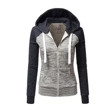 Autumn and winter new European and American foreign trade fashion hoody Coat with color baseball jacket short coat Autumn and winter new European and American foreign trade fashion hoody Coat with color baseball jacket short coat