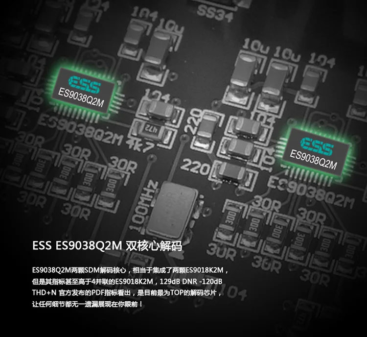 BORIZSONIC NXC02 двухъядерный ES9038Q2M Декодер коаксиальный Оптическое волокно XMOS Цифровой интерфейс bluetooth 5,0