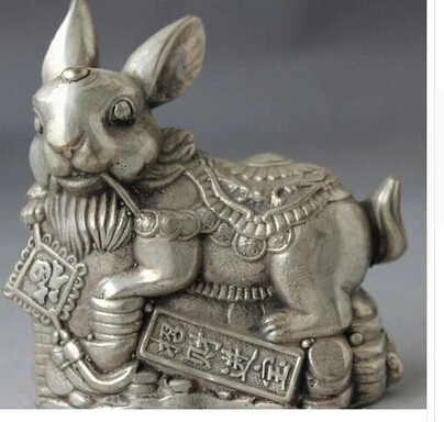 

Чино Плата Дель Zodiaco Conejo Рико Riqueza Динеро Escultura Estatua Плата бронзы меди бронзовые украшения завод Чистой Латуни