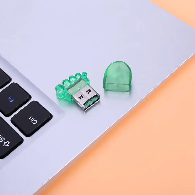 Creativer Foot Figure Usb 2,0 Micro Sd TF T-Flash Mini Card Reader адаптер для ПК Mac ноутбука Microsd карта памяти высокая скорость