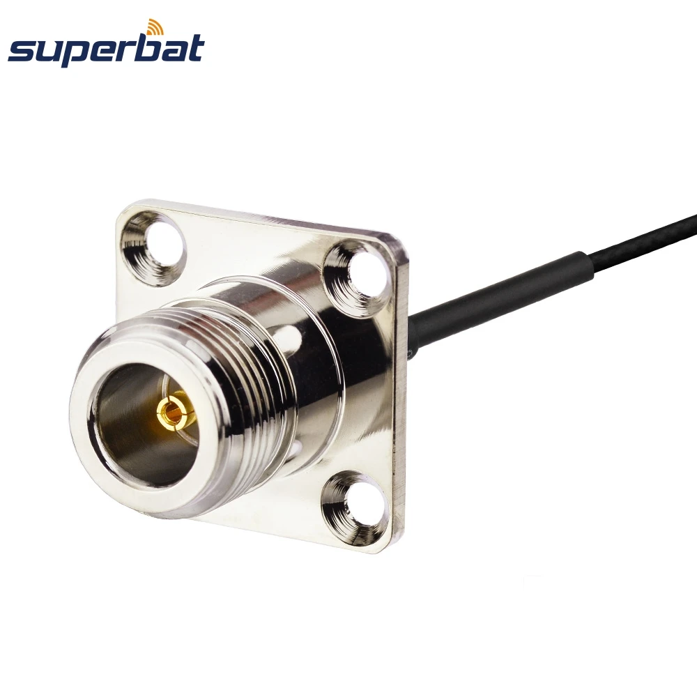 Superbat N гнездовая панель с 4 отверстиями фланец SMA штекером РЧ коаксиальный