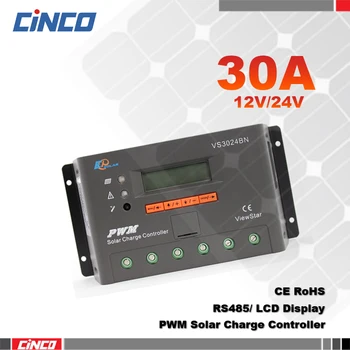 

VS3024BN View Star 30A 12V 24V Auto EP PWM Solar Charge Controller Regulator LCD Display EPSolar