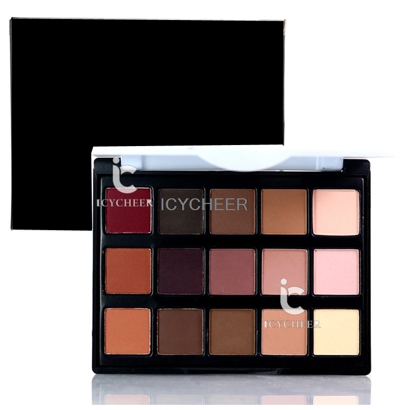 

ICYCHEER Cosmetics Beauty Makeup Eye Shadow Palette Matte Eyeshadow Palette 15 Colors Set