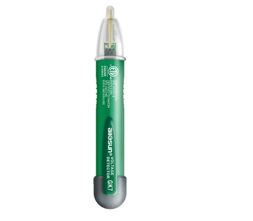 Ffzhushengmy Non-Contact Voltage Tester 70-1000V AC Voltage Detector Blister Packaging LED Lights Voltage Measurement GK7 Tester Tool Portable Ffzhushengmy Non-Contact Voltage Tester 70-1000V AC Voltage Detector Blister Packaging LED Lights Voltage Measurement GK7 Tester Tool Portable