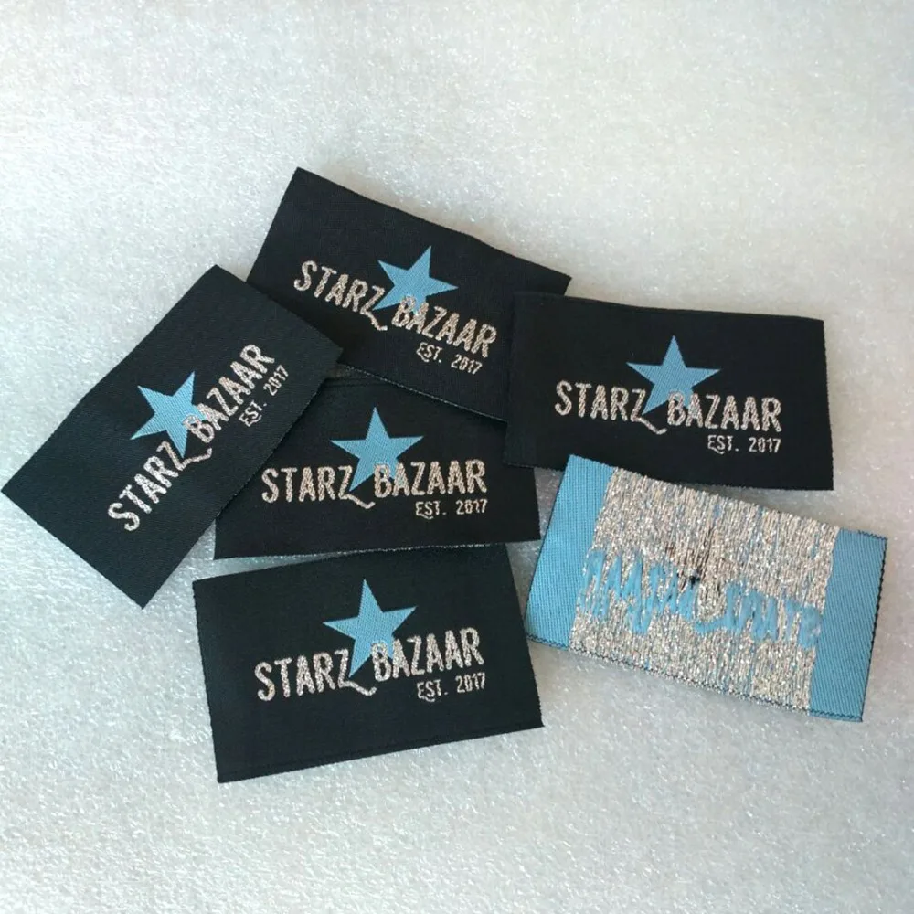 Wholesale customized garment big size labels/woven labels/printed