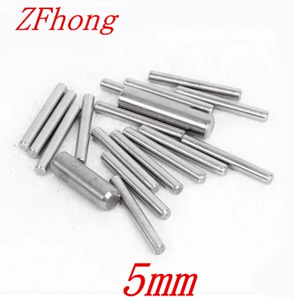 

50pcs diameter M5*6/8/10/12/16/20/25/30/5/40 5mm stainless steel dowel pin location pin stop pin length 3mm to 10mm