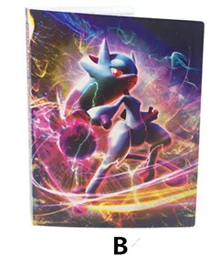 Коллекция Пикачу Pokemon cards альбом книга Топ загруженный список игральных карт pokemon держатель Альбом игрушки для нового подарка - Цвет: k