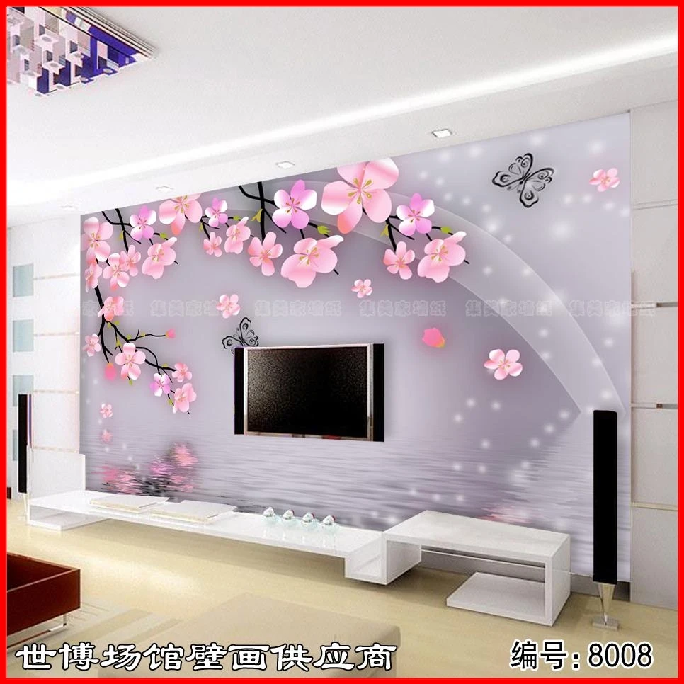 Large 3d mural wallpaper sitting room background wall paper wall cloth