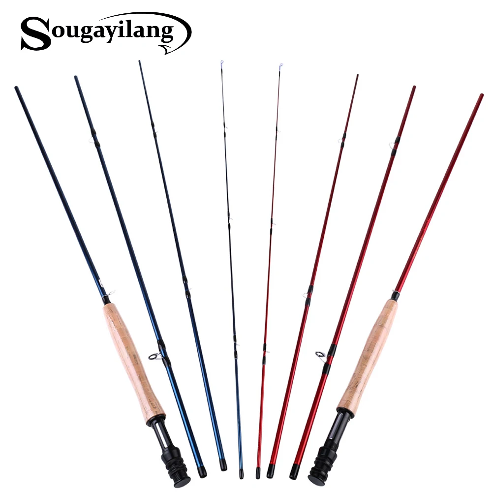 Fishing Rod 8.86FT 2.7M 4 Section Fly Fishing Rod Line wt 5//6 Fly Rod Lure Fishing Rod