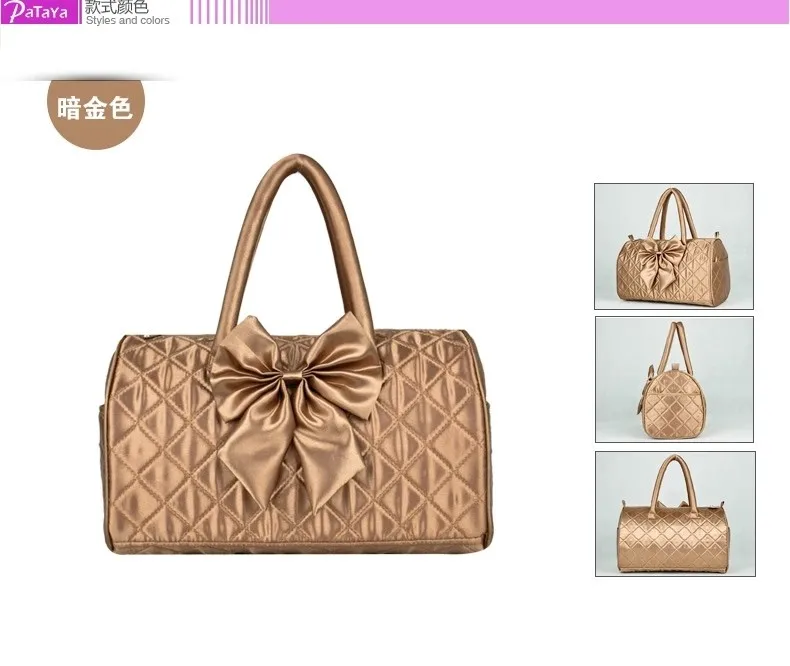 New bag lady bow Thailand pataya portable drum kit purses and handbags