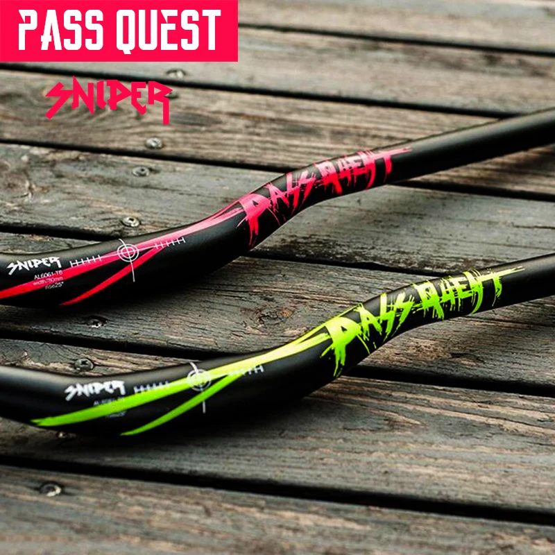 Pass Quest SNIPER руль для велосипеда 720 мм/780 мм алюминиевый сплав MTB 31,8 mmAM DH FR ENDURO руль 8 цветов