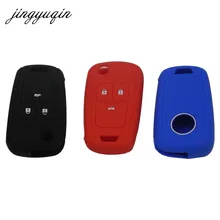 Jingyuqin кожи Ключевые чехол силиконовый для Chevolet Cruze Fit Buick Opel Vauxhall Astra Corsa Antara Meriva Insignia fob
