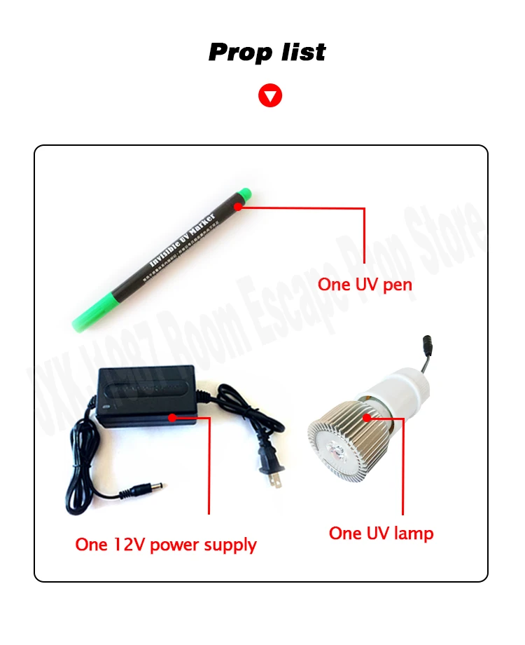 Волшебное водяное перо, настоящая жизнь, выход из комнаты, реквизит для игры, ультрафиолетовая ручка, фиолетовый свет от jxkj87, УФ-лампа