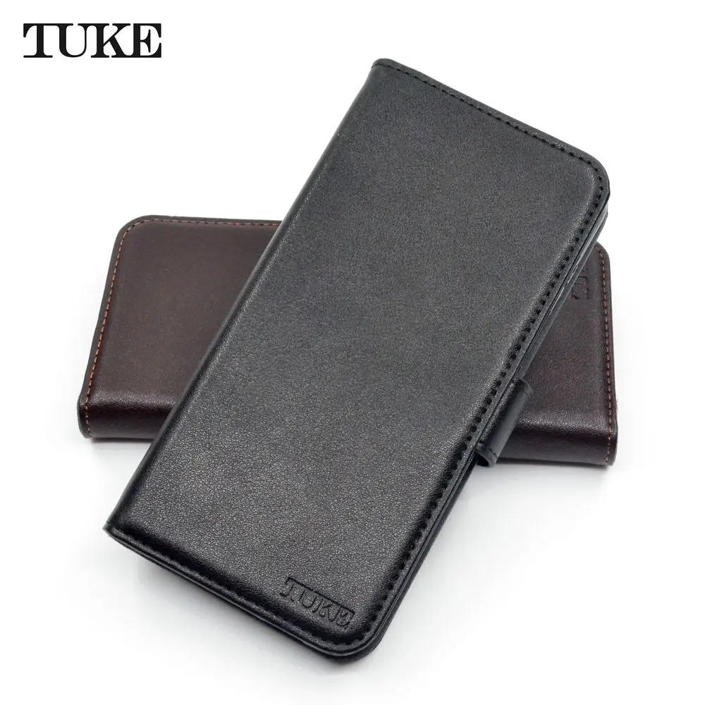 

TUKE For Oneplus 5T Case Oneplus5T 360 Cover Genuine Leather Capa Soft TPU Funda For Oneplus 5 T Smartphone Protector Flip Para