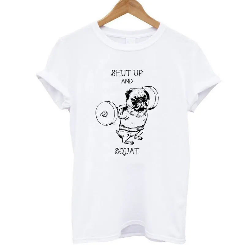 COOLMIND PU0111B 100% cotton women T shirt casual loose design o-neck women cute pug print T-shirt summer Tshirt cute Tee shirt COOLMIND PU0111B 100% cotton women T shirt casual loose design o-neck women cute pug print T-shirt summer Tshirt cute Tee shirt