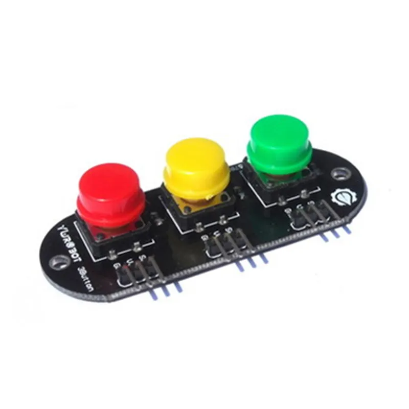 

3 Bit 3 color High Keypad Button Module For Arduino Electronic Blocks