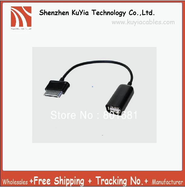 

FreeShipping +tracking number +USB Host OTG Cable Connection Adapter For Samsung 10.1 P7510 P7500 N8000 P3110