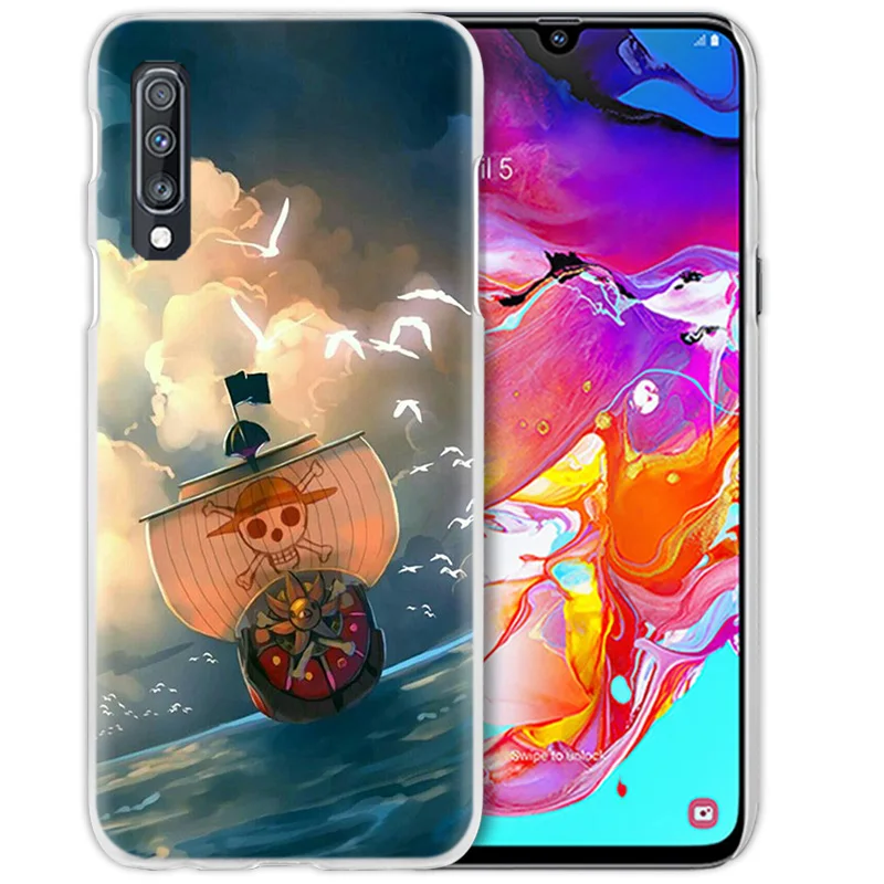 Чехол с аниме для samsung Galaxy A50 A70 A20e A40 A30 A20 A10 A8 A6 Plus A9 A7 твердый прозрачный чехол для телефона из поликарбоната