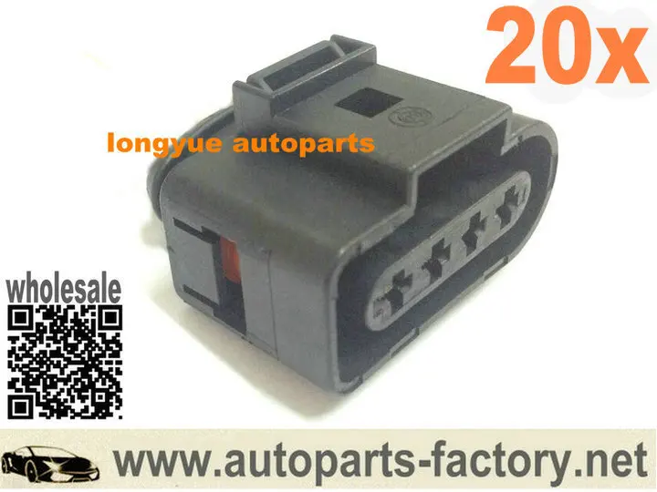 Longyue 20kit 4b0973724 Катушки зажигания Разъем Ремкомплект чехол для A4 A6 VW Passat 1J0 973 724 1j0973724