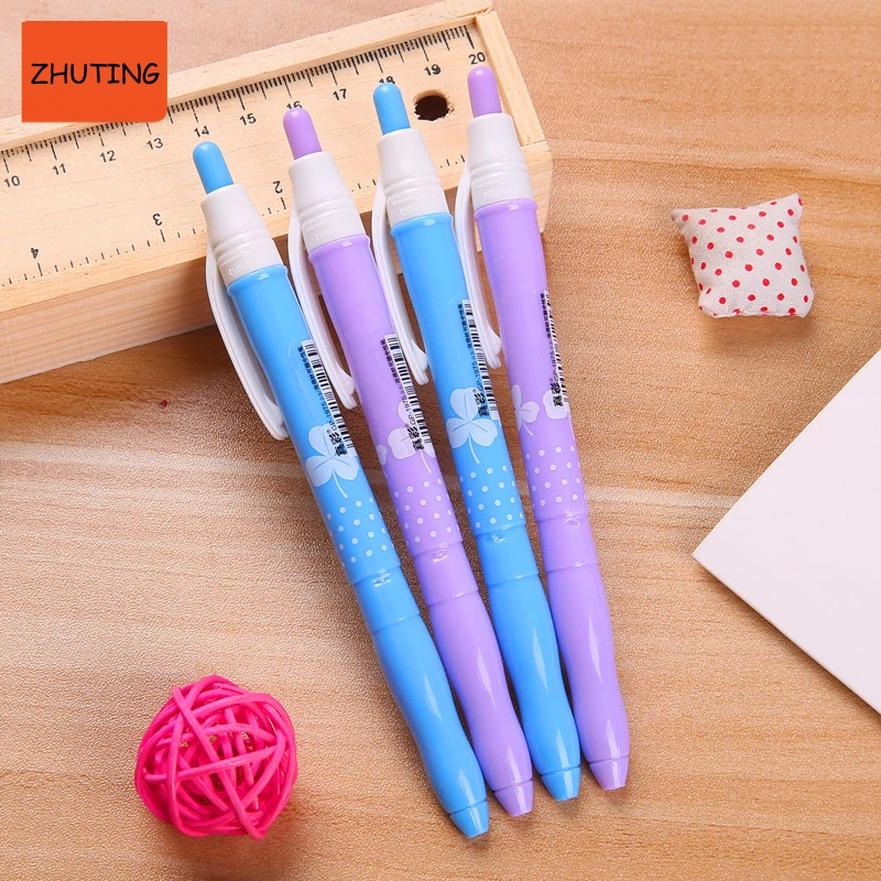 10Set 12 Pcs/Set Erasable Gel Pen Cute Kawaii 0.5mm blue ink Press