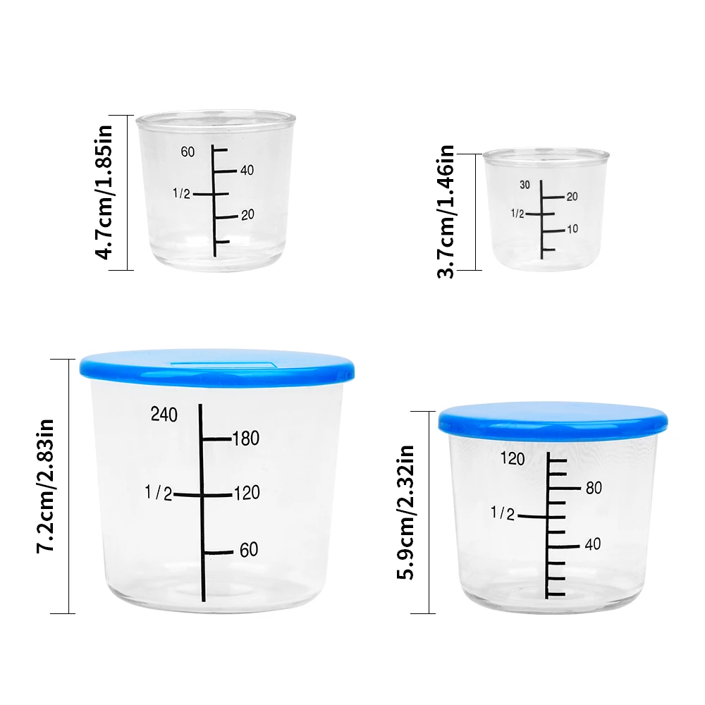 fish bait water mix cup