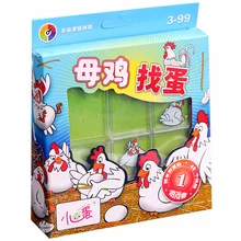 48 карт курица ищет яйца задачи лабиринт головоломка для родителей развивающая доска игра семья Вечерние игры логическое пространство мышление игрушки