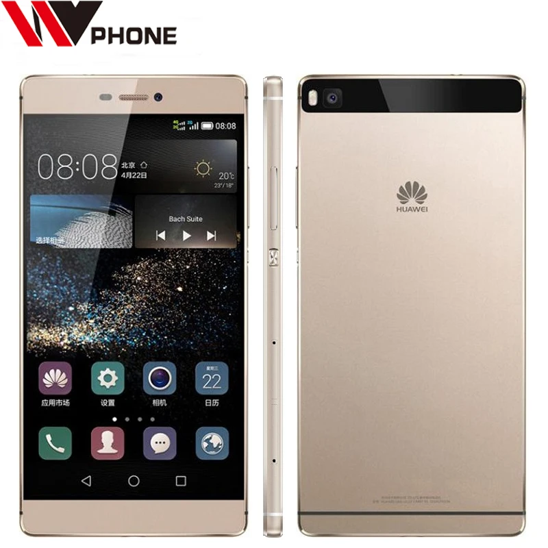 WV оригинальный Huawei Ascend P8 4 г LTE мобильный телефон Android 5.0 Dual SIM 5.2 ''IPS 1080 P Octa core 3 ГБ