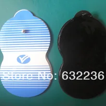 DHL 1000 шт/партия хорошего качества белые электродные накладки для иглоукалывания, цифровой терапевтический массажер