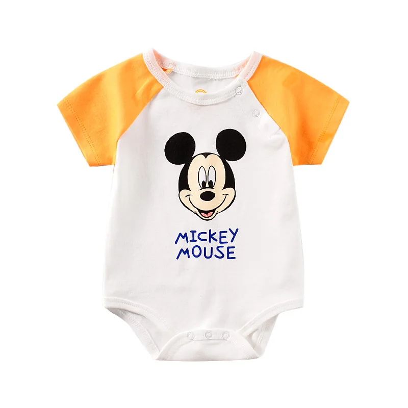 Short-sleeved Triangular Baby's Bottom-padded Cotton Neonatal Hat-padded Breathable Clothes in Summer  new born baby clothes