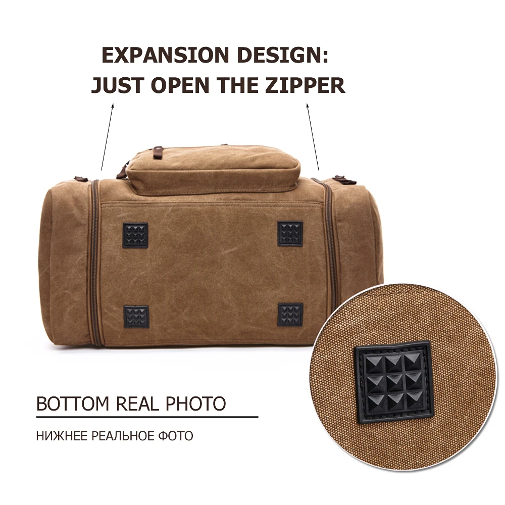 Baratos Bolsos de viaje de gran capacidad para hombre, bolsos de viaje de gran capacidad para hombre, bolso de mano para llevar en bandolera, envío directo de la noche