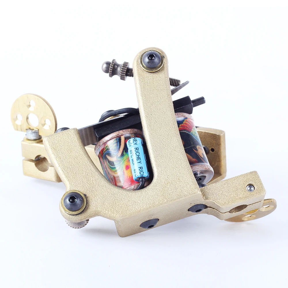 New Arrival Retail 1Pc Pure Copper Tattoo Guns Liner And Shader Top Quality Tattoo Machine Gun