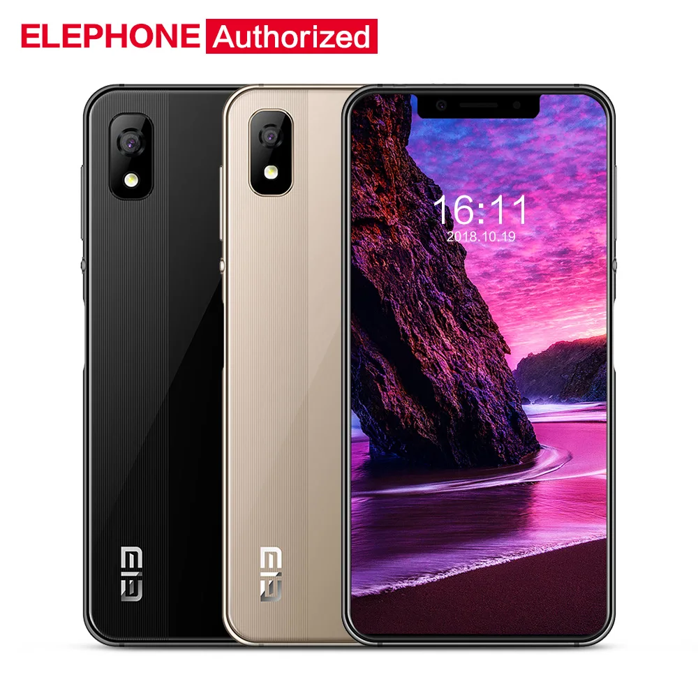 Elephone A4 4G мобильный телефон Android 8 1 5 85 дюймов отпечатков пальцев смартфон 3 ГБ 16 OTG 4