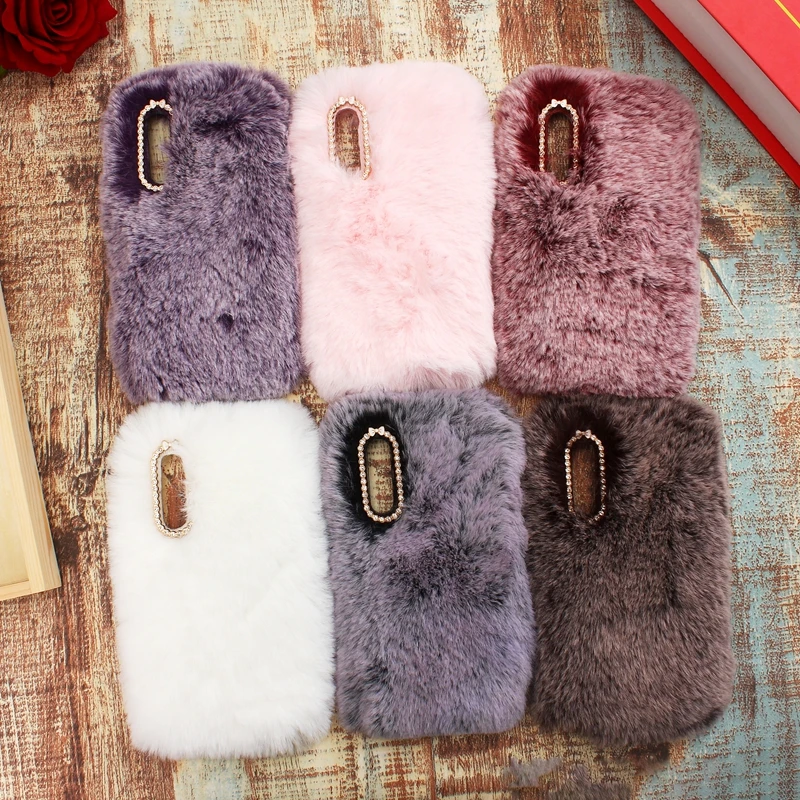 

For Fundas Xiaomi Mi 9 Case Plush Phone Case Soft Silicon Hairy Back Cover For Xiaomi Mi9 Cases Xiomi Xaomi Mi 9 Coque Etui