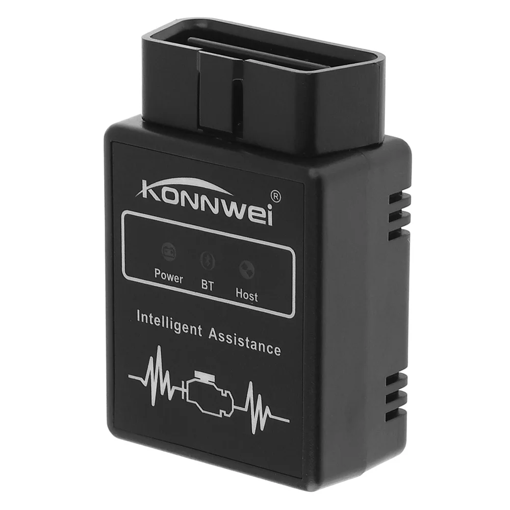 KONNWEI ELM327 V1.5 OBD2 сканер PIC18f25k80 чип ELM 327 OBD 2 Bluetooth автомобильной сканер escaner авто инструмент диагностики CC