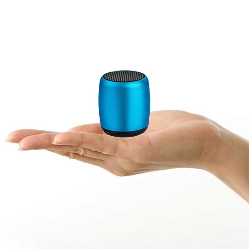 Aimitek Mini Wireless Speaker Kleine Taschengröße blau-2