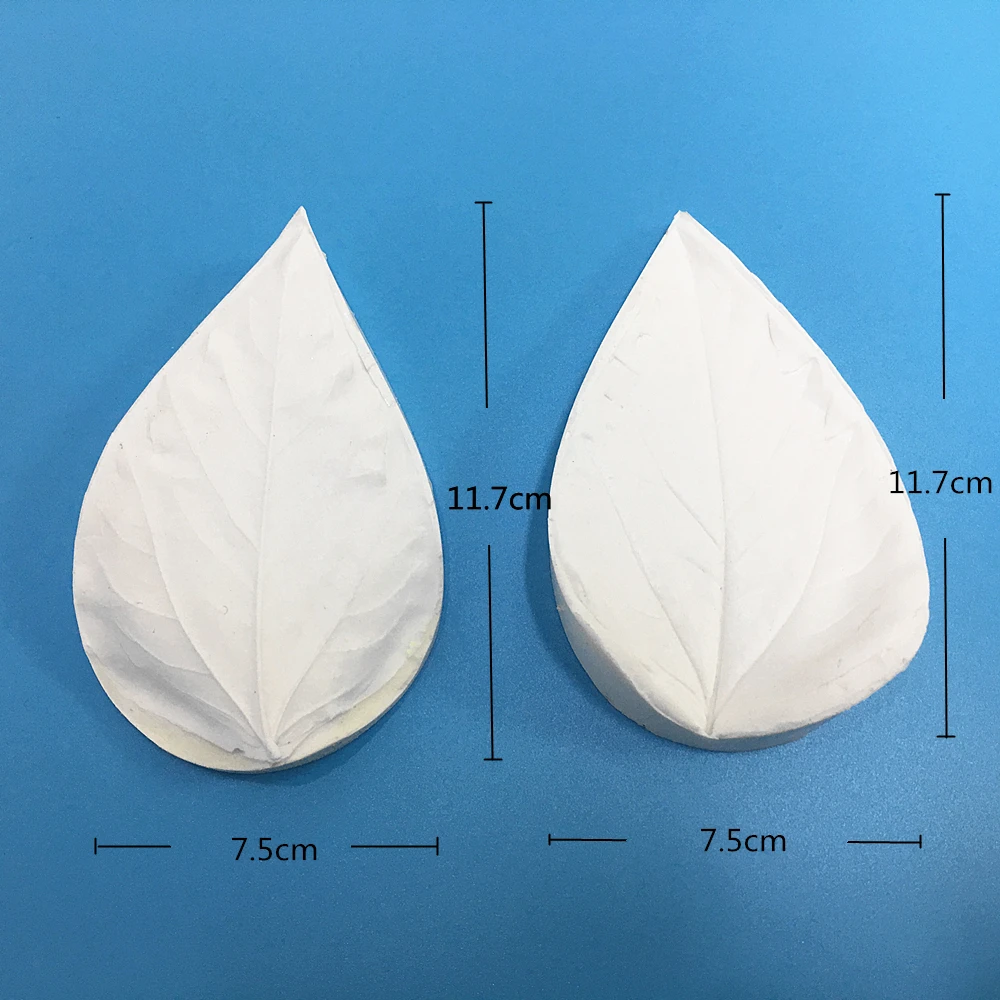 

Begonia Leaf espetal Silicone Cake decoration Fondant mold printing mould fimo Polymer clay tool mould decorating calyflower