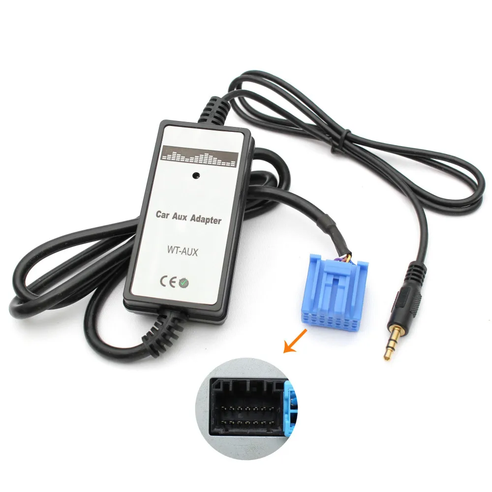 

Car CD adapter mp3 AUXiliary 3.5mm cellphone AUX cable for Honda 2.3 Adapter Odyssey Pilot Prelude S2000 Insight
