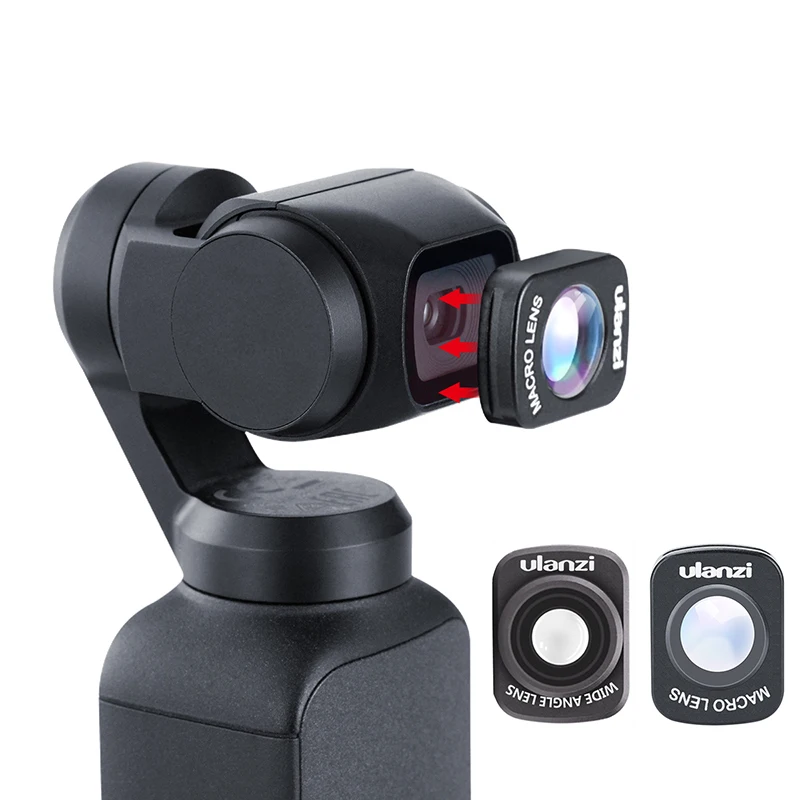 Price Mini Wide Angle Macro Lens for Dji Osmo Pocket 10X HD 4K Macro Lens Gimbal Accessories Magnetic Ulanzi OP 5 OP 6 Lenses