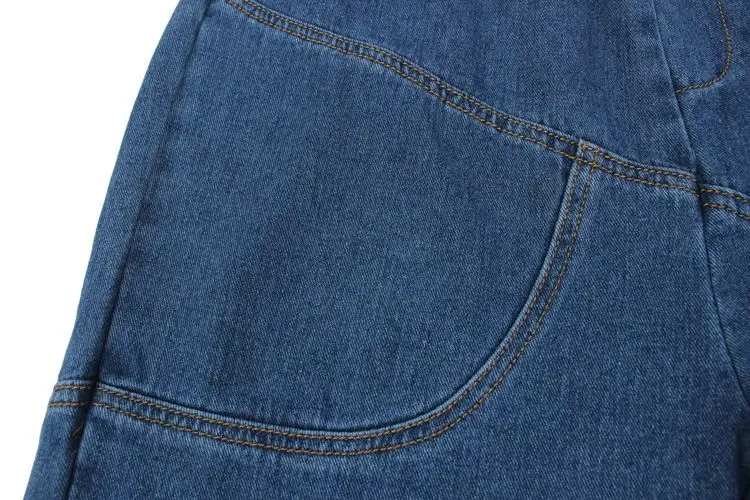 Бойфренды мешковатые джинсы для женщин эластичный пояс джинсовой хип-хоп падения промежность шаровары большие размеры Винтаж уличная