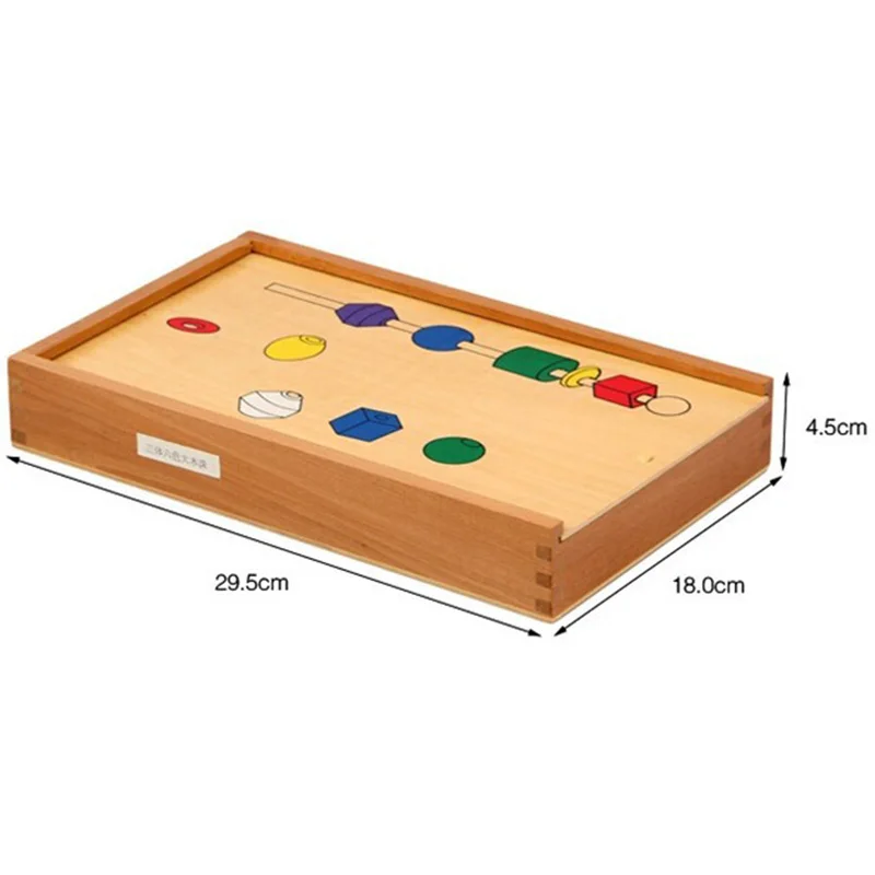 Montessori Bead Sequencing Set Block Toys Classic Toy