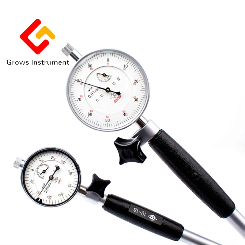 US $150.14 Precision 001mm Bore Dial Indicator 46mm03mm Inner Diameter Cylinder Table Resolution Indicator Gauge Mesure Instrument