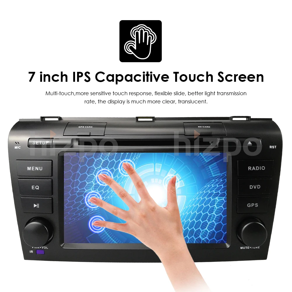 Flash Deal 2GRAM 4G WIFI1024*600 Quad Core Android 8.1 Fit MAZDA 3 MAZDA3 2004 2005 2006 2007 2008 2009 Car DVD Player Navigation GPS Radio 12