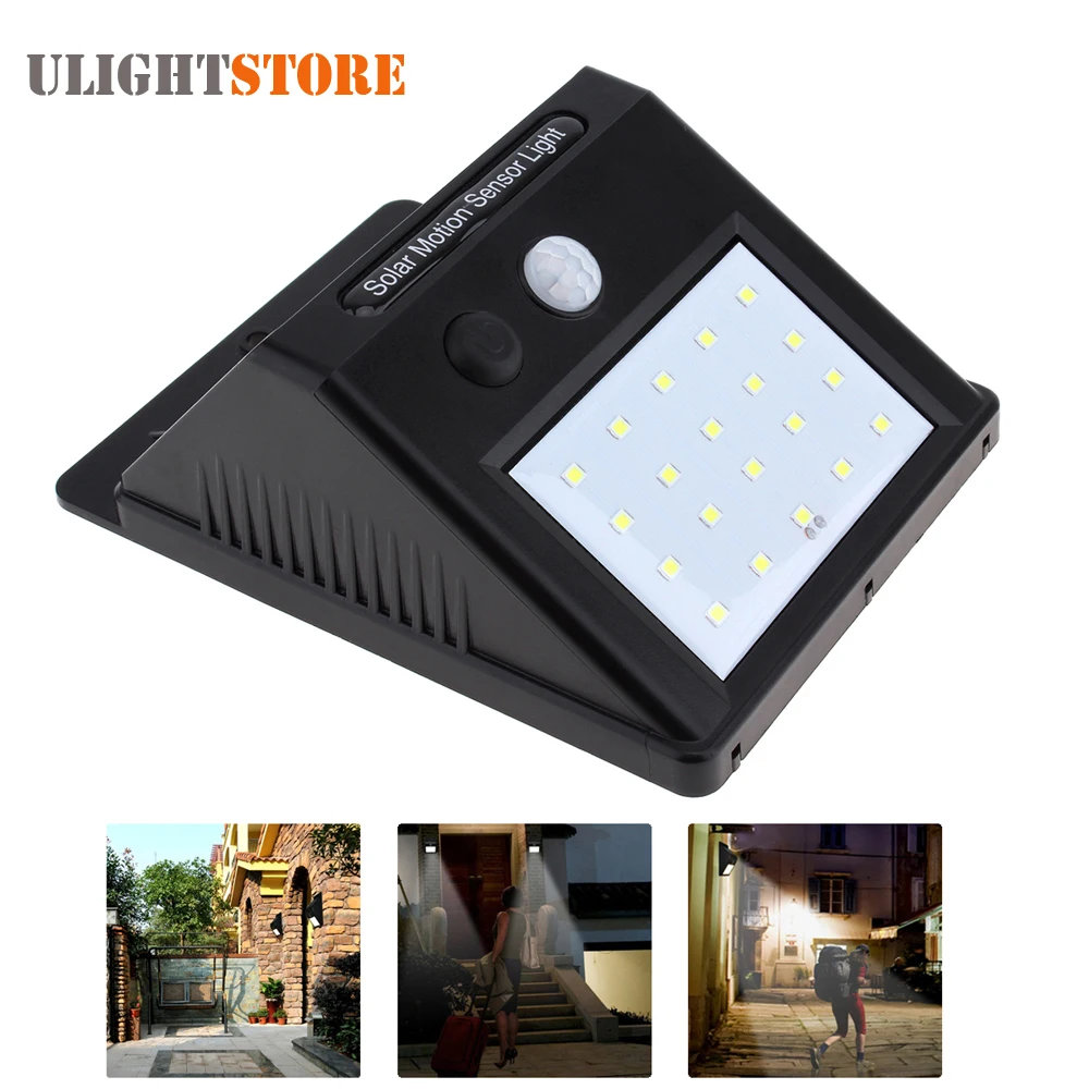 LED Solar Power PIR Motion Sensor Wall Light Outdoor Waterproof Energy Saving Street Yard Path Home Garden Security Lamp 20 LEDs LED Solar Power PIR Motion Sensor Wall Light Outdoor Waterproof Energy Saving Street Yard Path Home Garden Security Lamp 20 LEDs
