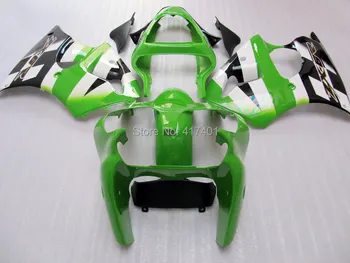 

7gifts fairings For KAWASAKI Ninja ZX6R 00-02 ZX-6R 2000-2002 636 00 02 ZX6R 2000 2001 2002 ZX6R 00 01 02 green black white SUUY