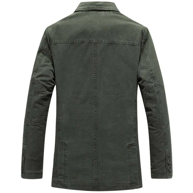 NIAN Afs Jeep Brand Mens Suits Cotton Slim Fit Casual Blazer Jacket Male Clothing Big Size 4XL