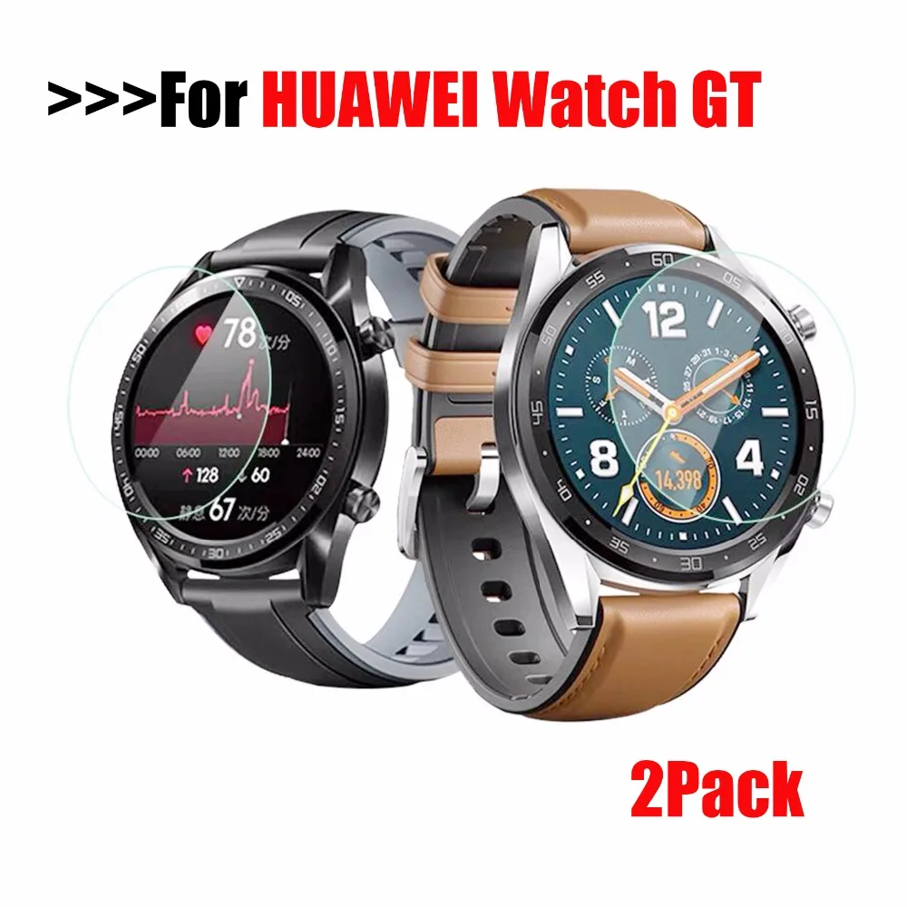 2 шт./лот закаленное стекло для Huawei Watch GT защита экрана 9H 2.5D Смарт-часы Защитная