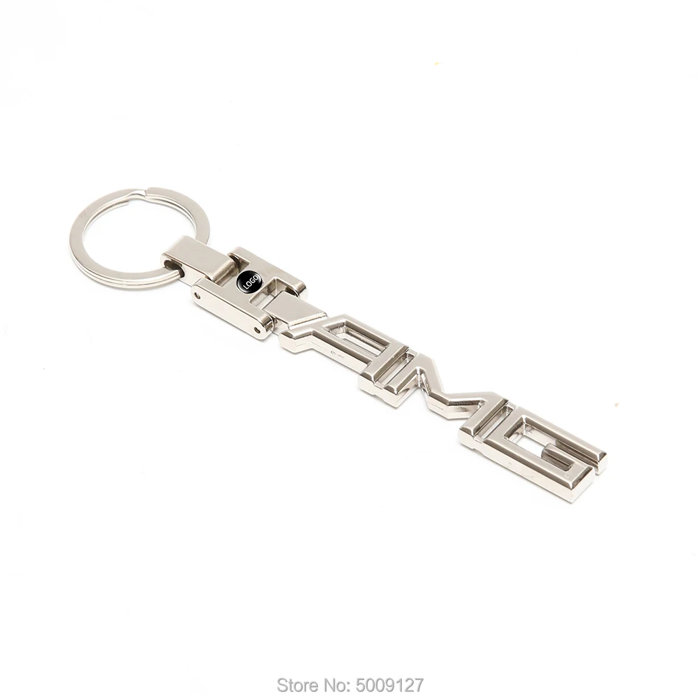 

Car-styling Key Ring For Mercedes Benz A B C E S ML AMG Car Keychain Metal Keyring Car Logo Fit Mercedes Benz Accessories